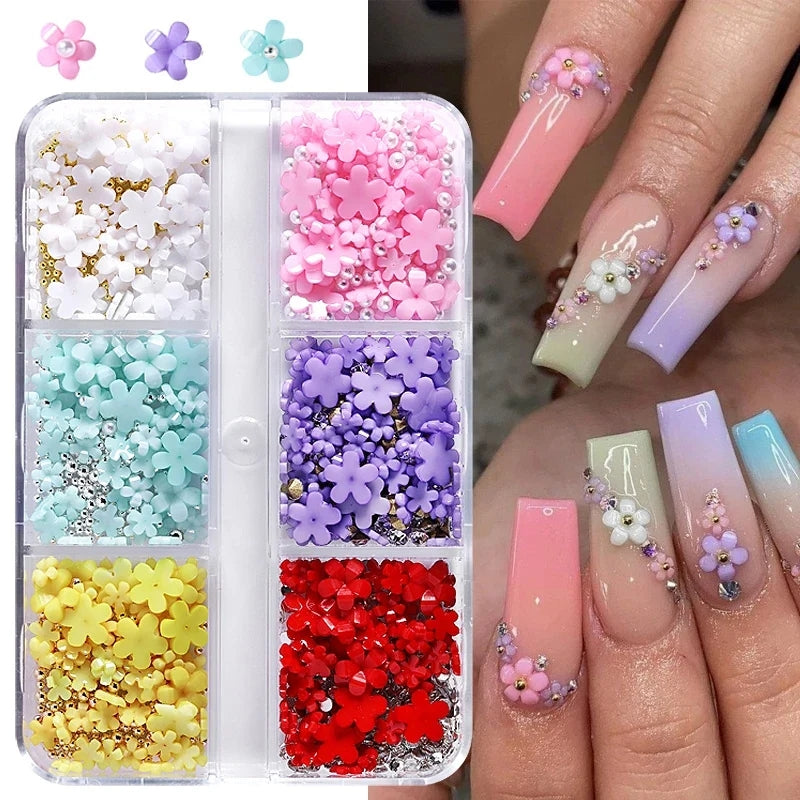 Nail art flowers