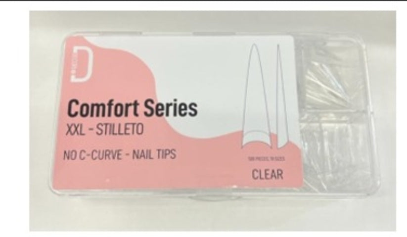 Nails tips 500psz. No-curve C steletto