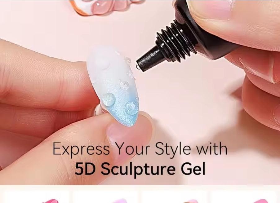 Gel 5D pudding clear