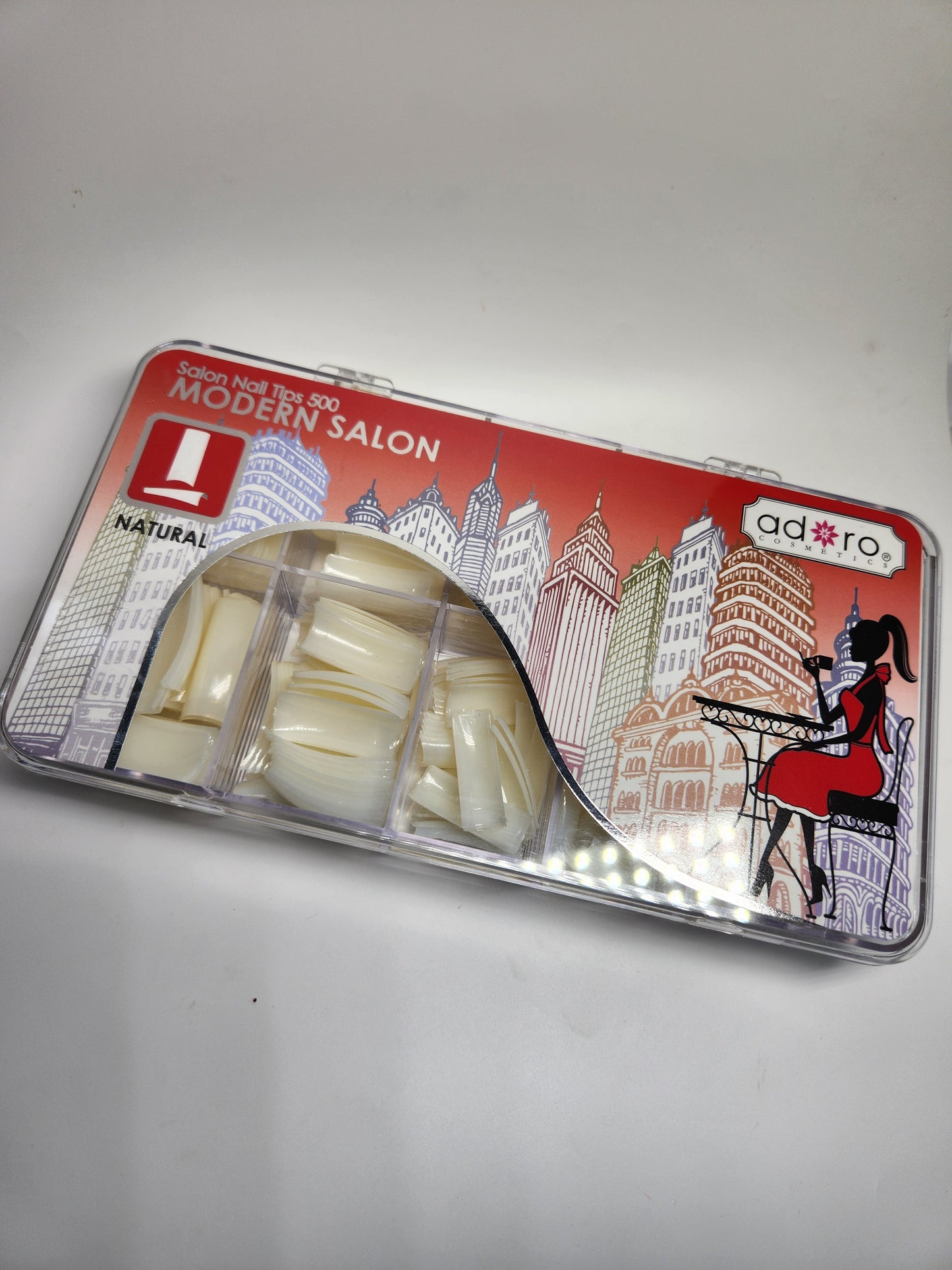 Nails tips natural 500pcs