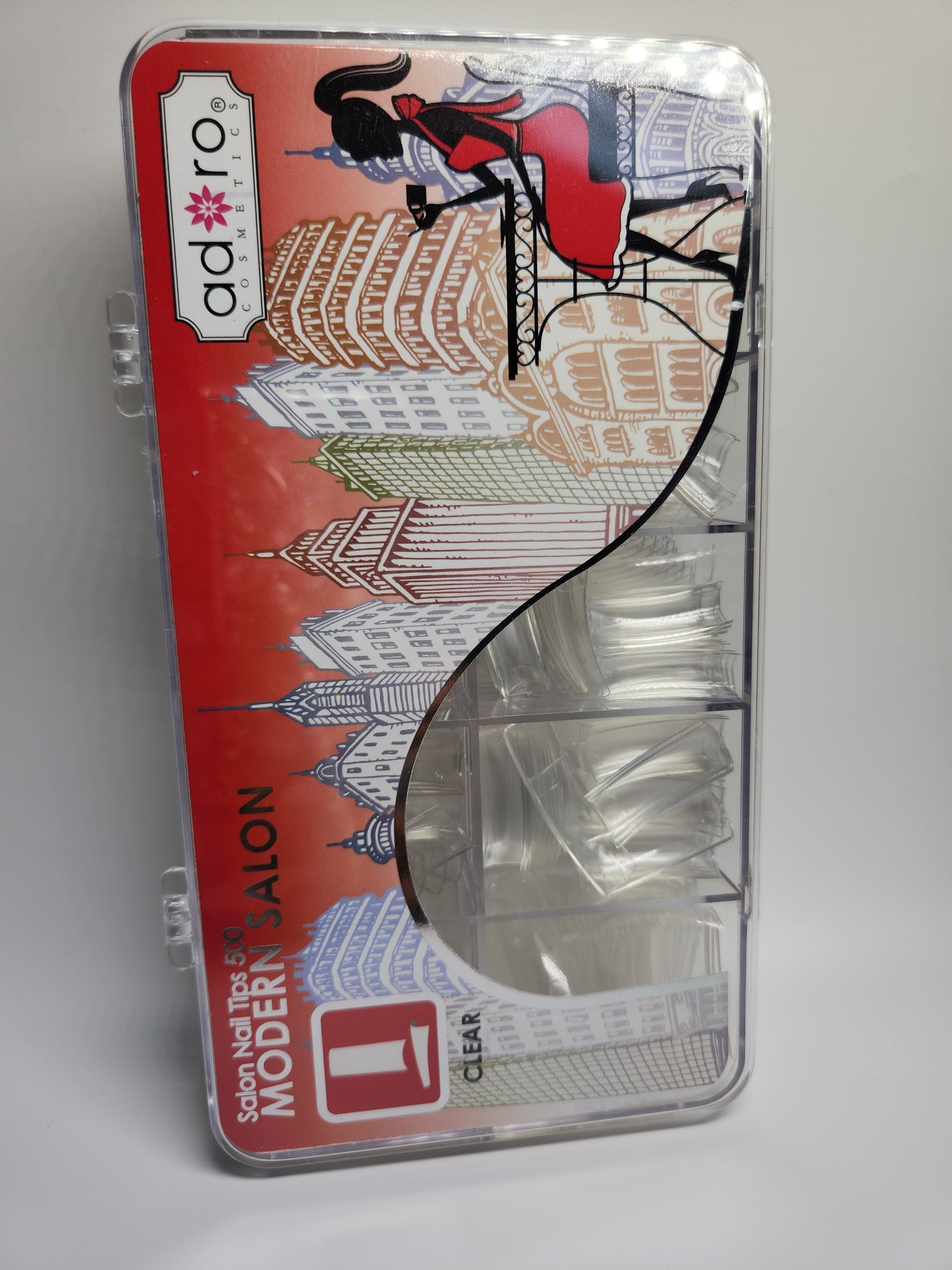 Tips square clear 500 pcs