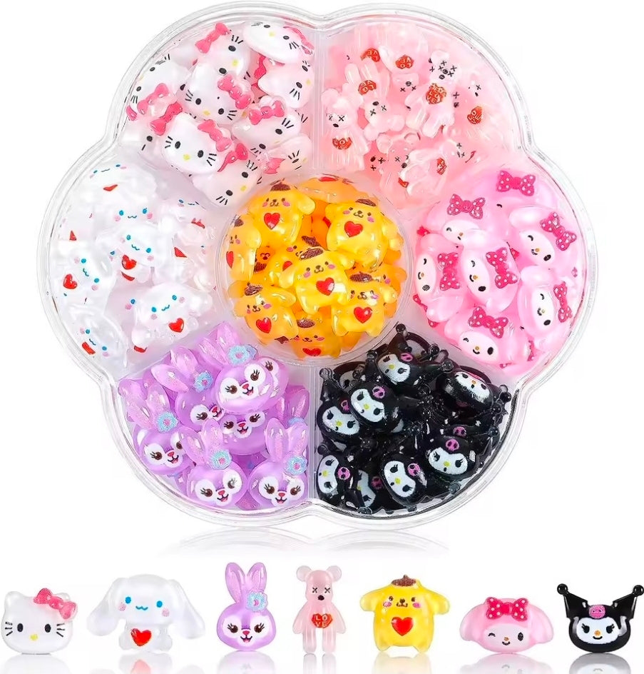 Hello kitty Nail charms