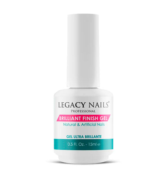 Brilliant finish gel top coat