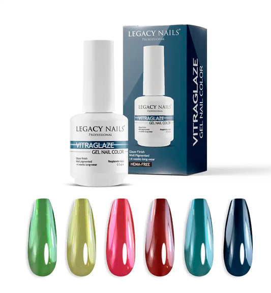 VITRAGLAZE gel nail  6 colors