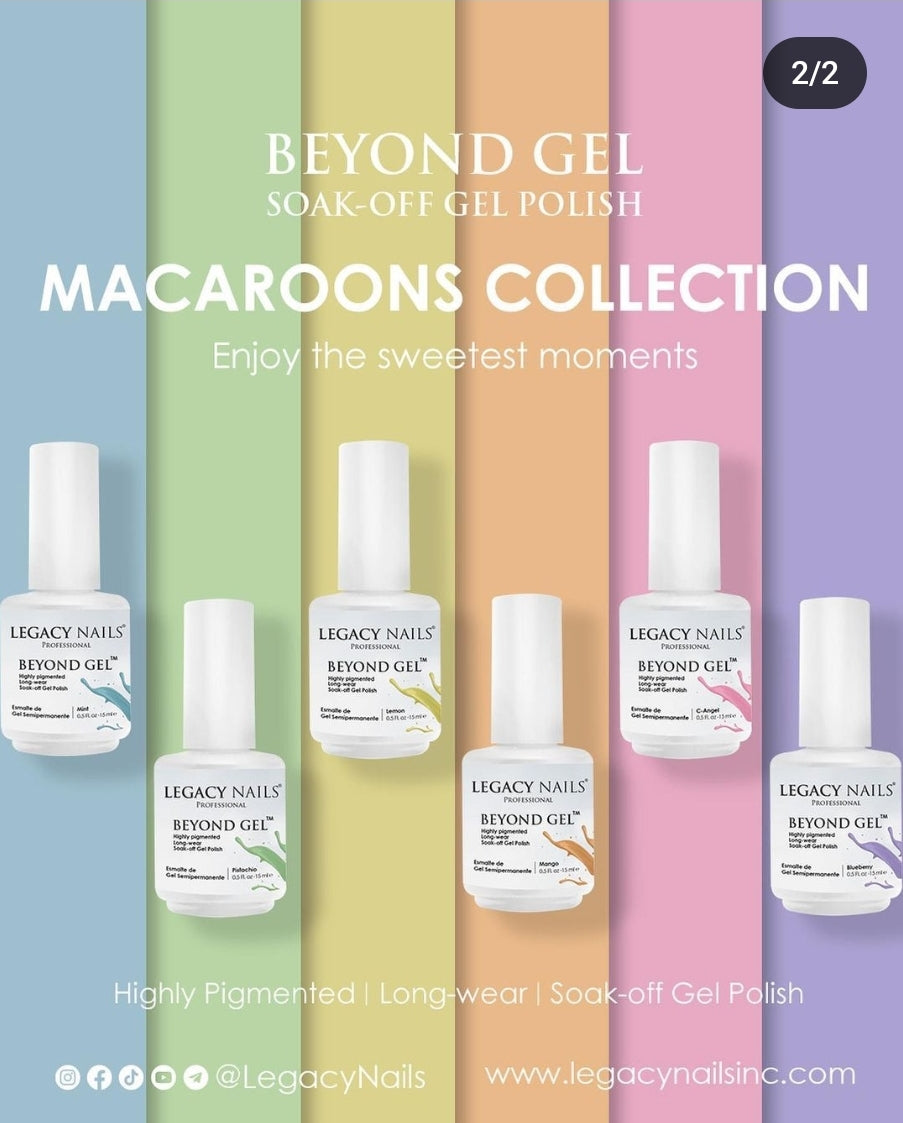 Gel Beyond "Colección Macaroons"