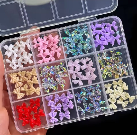 Nail art charms bows