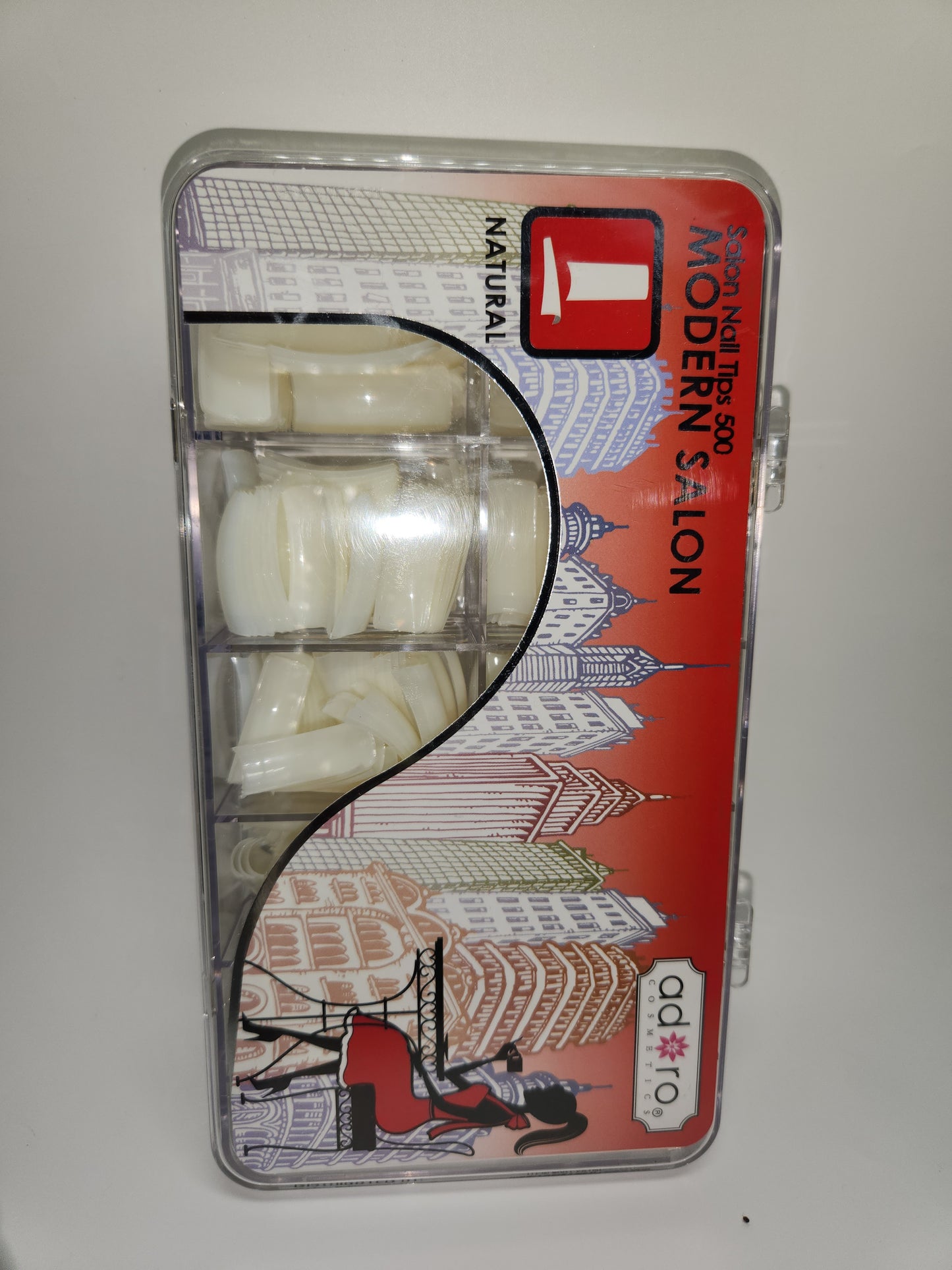 Nails tips natural 500pcs