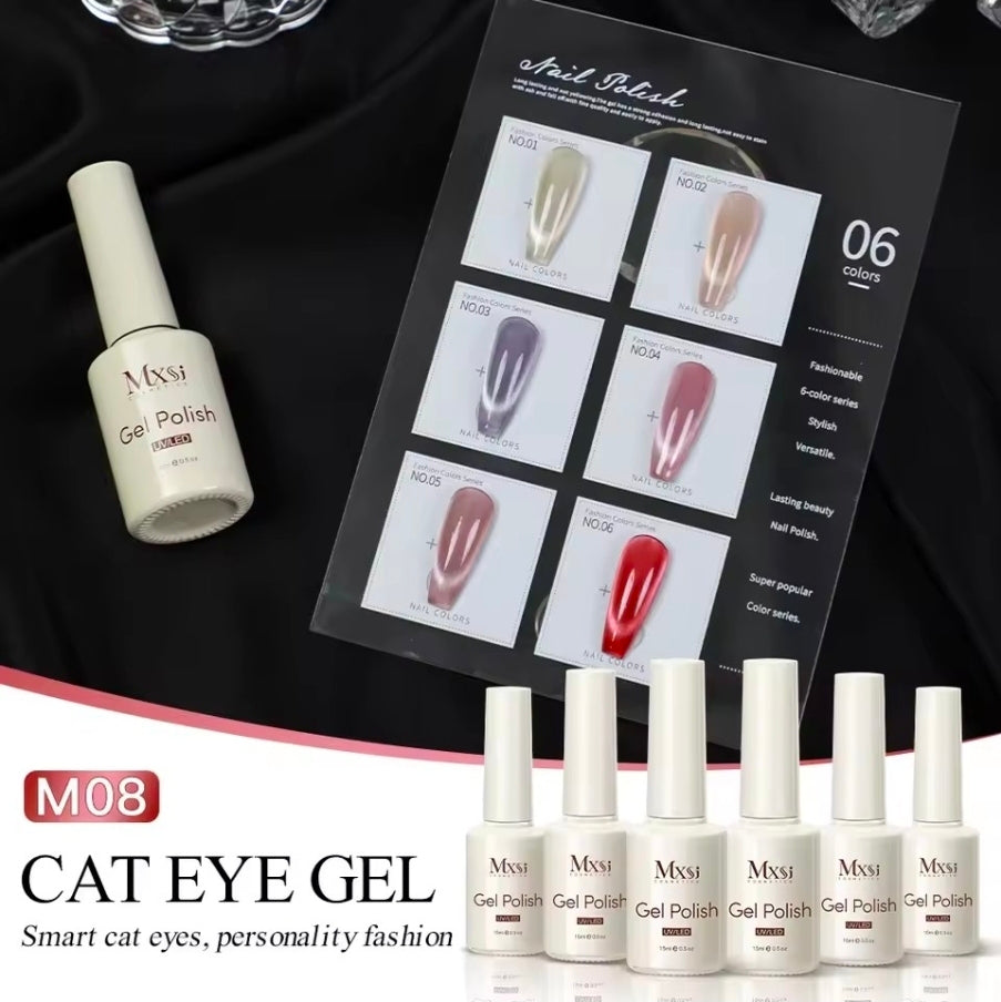 Cat eye gel 6 colors