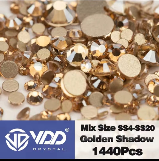 Crystals Golden 1440 pcs