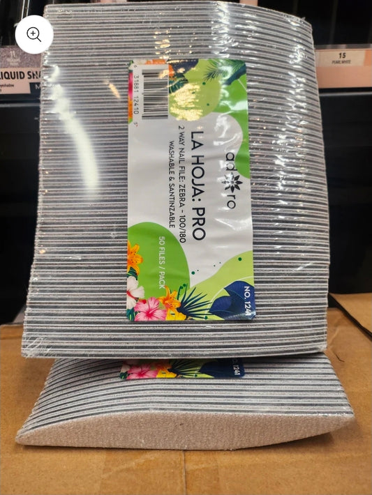 File zebra  50pcs. La hoja 100/180