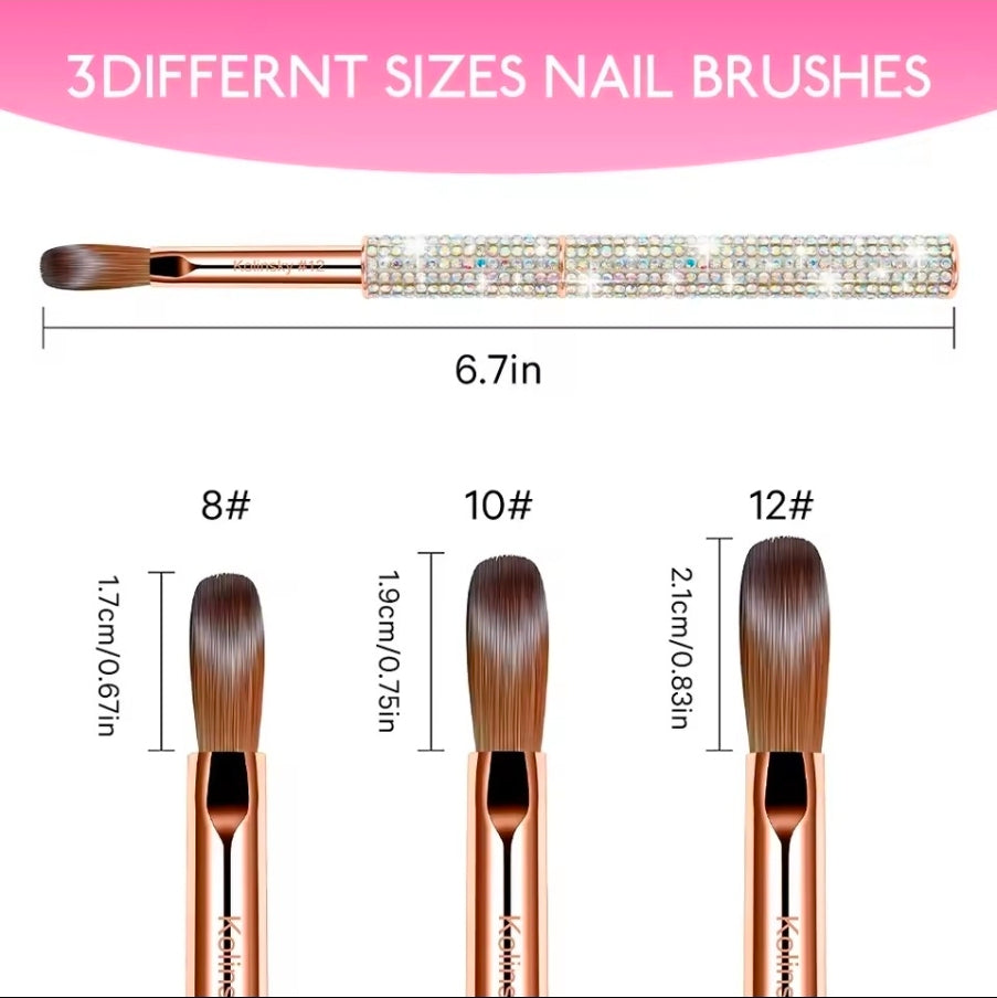 1 Nail brush #12 KOLINSKY AB